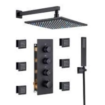 Black Shower System